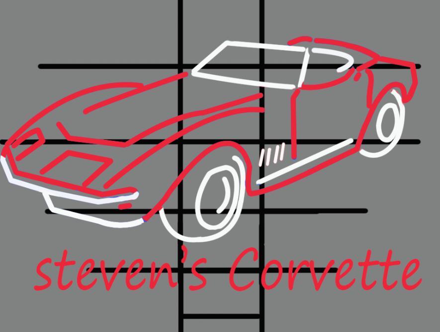 Custom Corvette Neon Sign Real Tube Neon Light