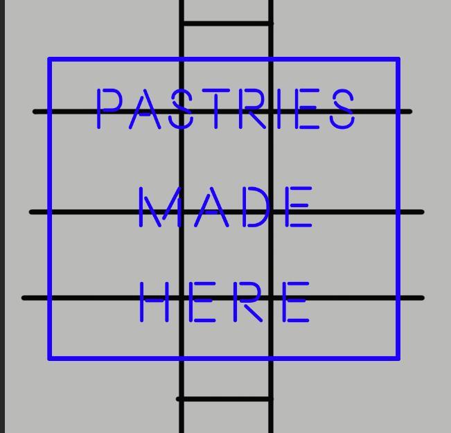 Custom Pastries Made Here Neon Sign Real Tube Neon Light