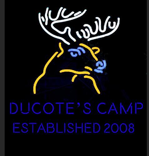 Custom Ducote's Camp Established 2008 Neon Sign Tube Neon Light