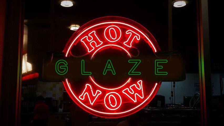Custom Hot Glaze Now Neon Sign Real Neon Light