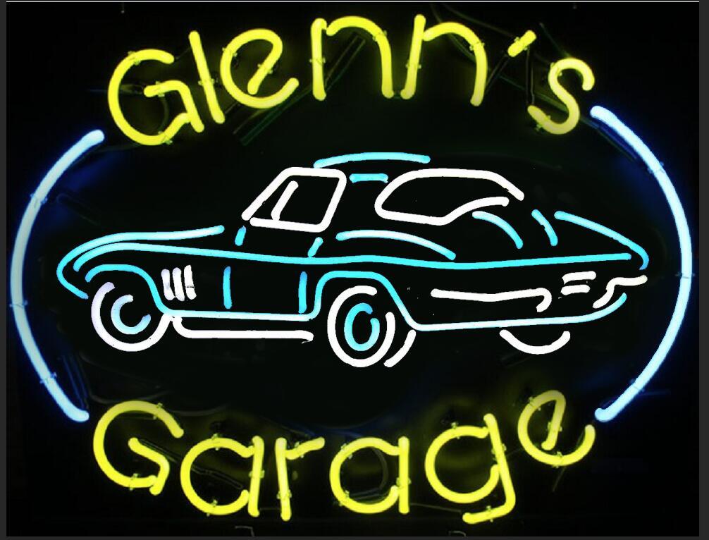 Custom Garage 66 corvette Neon Sign