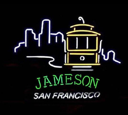 Custom Jameson San Francisco Neon Sign Tube Neon Light
