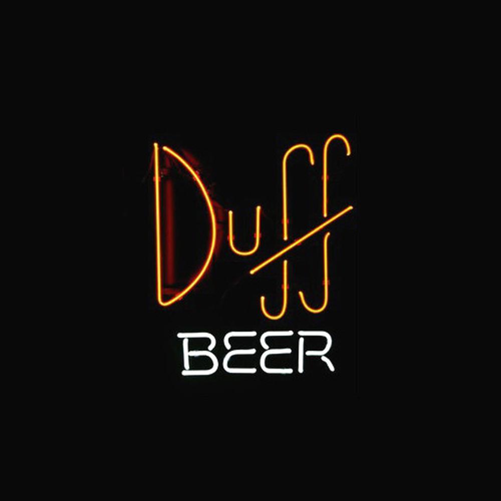 Custom Simpsons Duff Beer Neon Sign