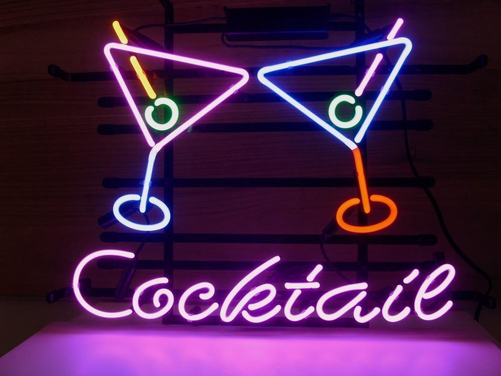 Custom Cocktail Martini Neon Sign