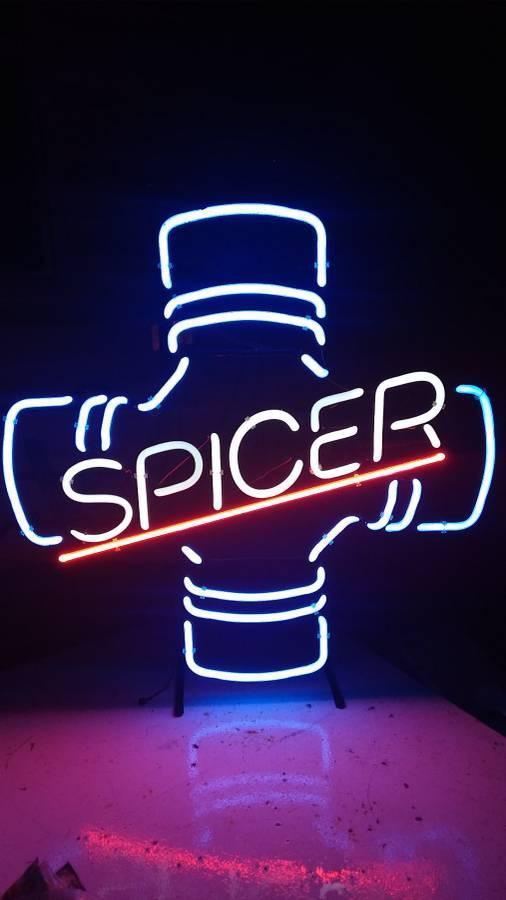 Custom Spicer Neon Sign Tube Neon Light