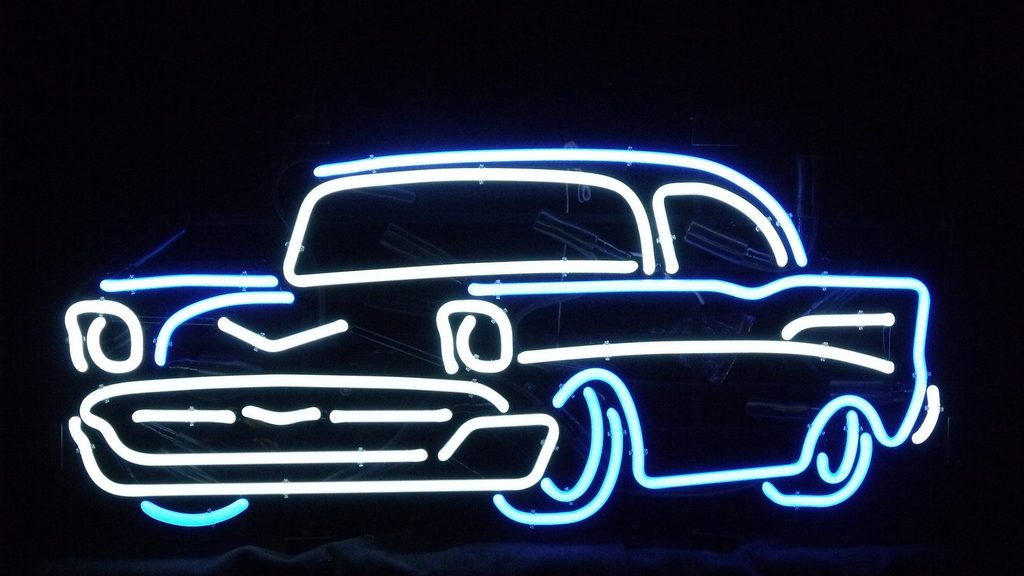 Custom 57 Chevy Neon Sign Tube Neon Light