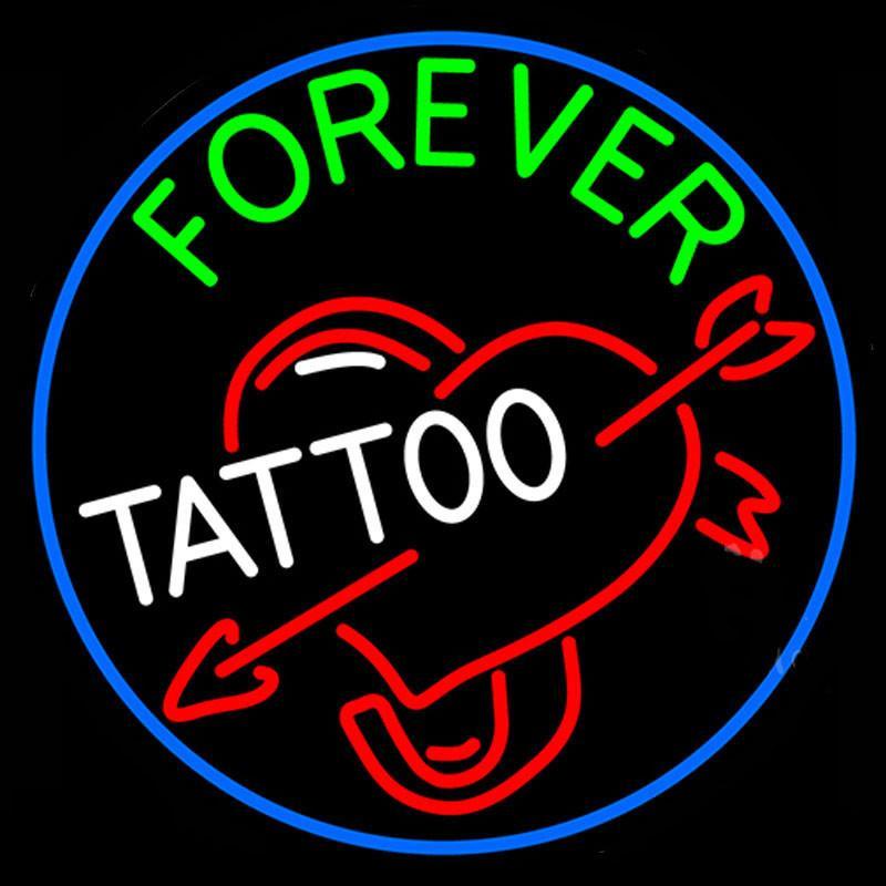 Custom Forever Tattoo Neon Sign Real Neon Light