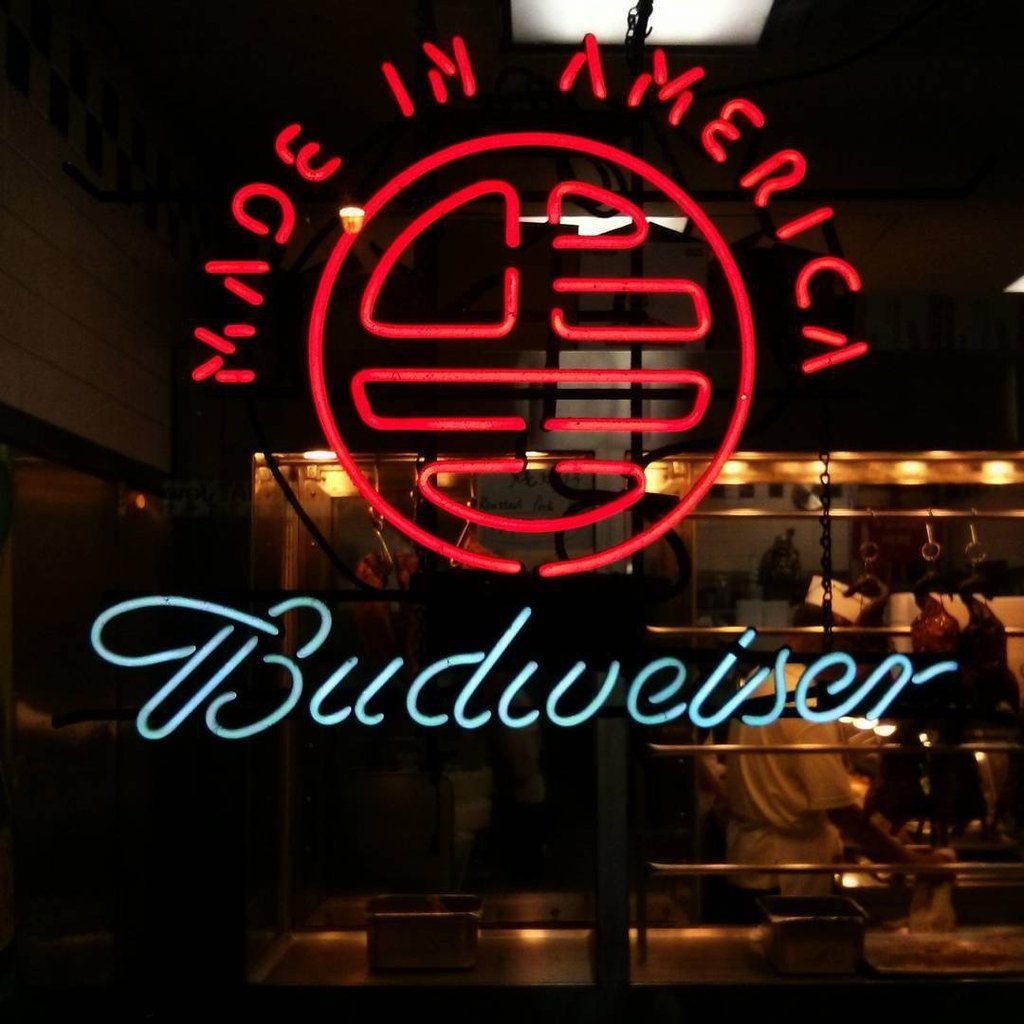 Custom Budweiser Made In America Neon Sign Real Neon Light