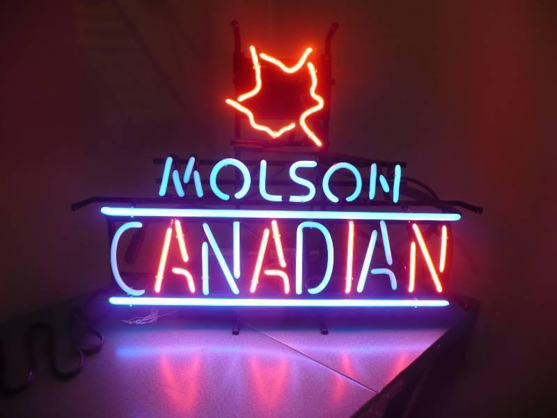 Custom Molson Canadian Neon Sign