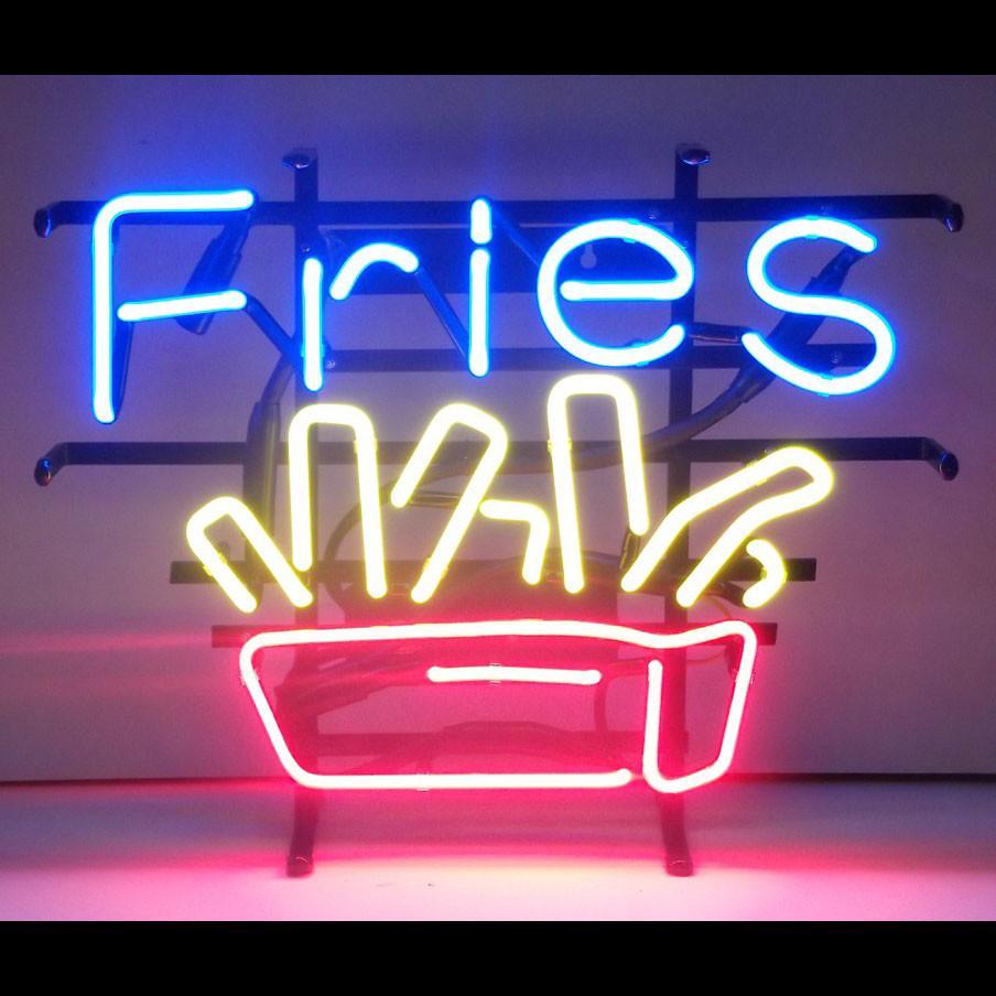 Custom Fries Neon Sign Real Neon Light