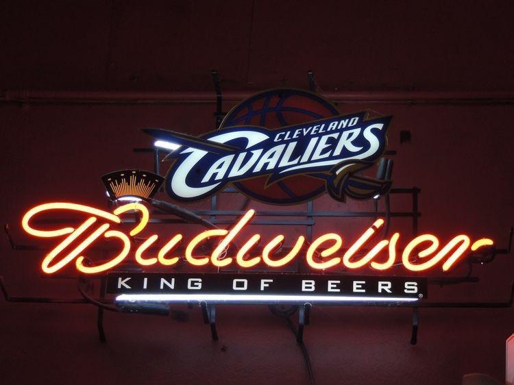Custom Budweiser Cleveland Cavaliers Neon Sign NBA Teams Neon Light