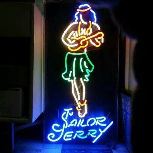 Custom Tattoo Sailor Jerry Neon Sign Real Neon Light Z1210