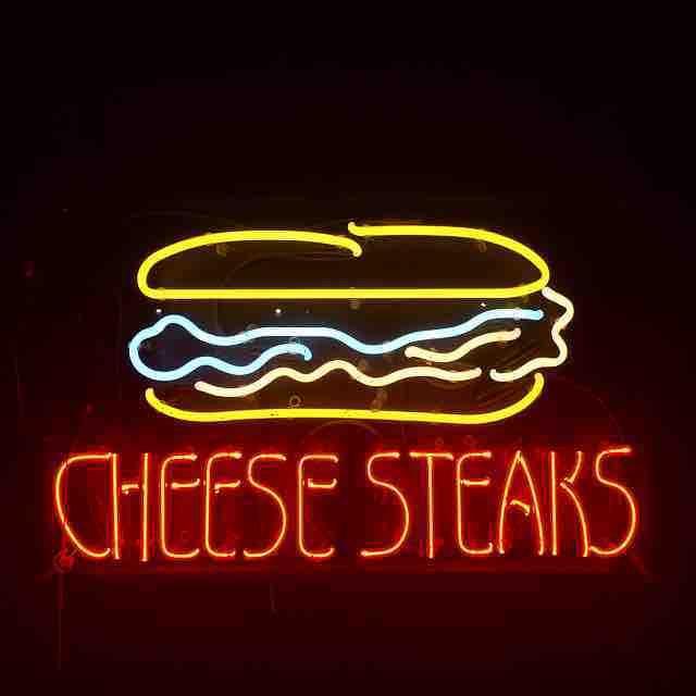 Custom Cheese Steaks Neon Sign Real Neon Light Z1246