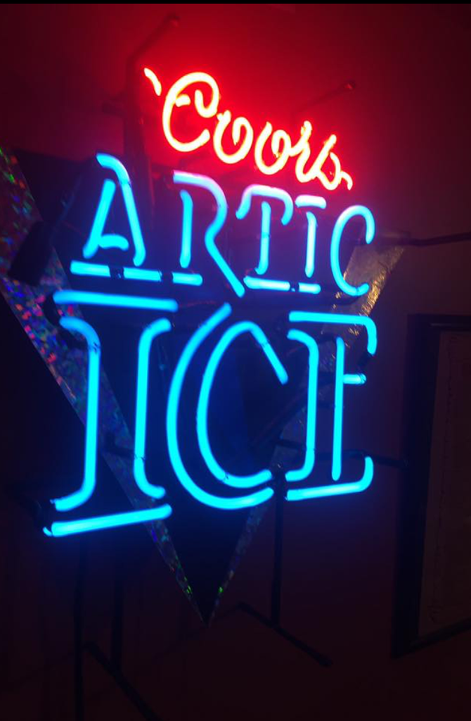 Custom Coors Artic Ice Neon Sign Real Neon Light Z1250