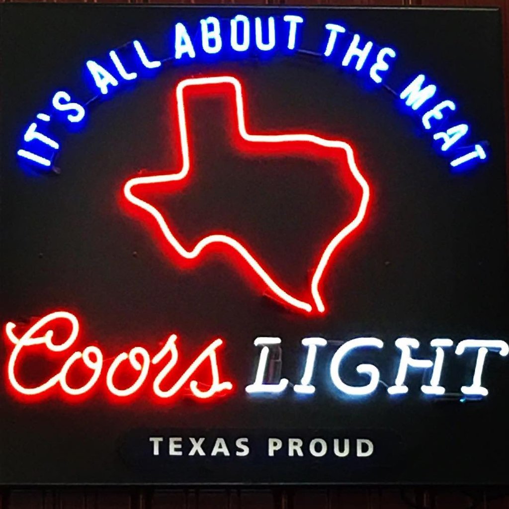 Custom Coors Light Its All About The Meat Neon Sign Real Neon Light Z1252