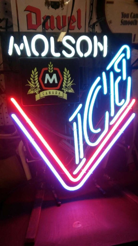 Custom Molson Ice Neon Sign Real Neon Light Z1313