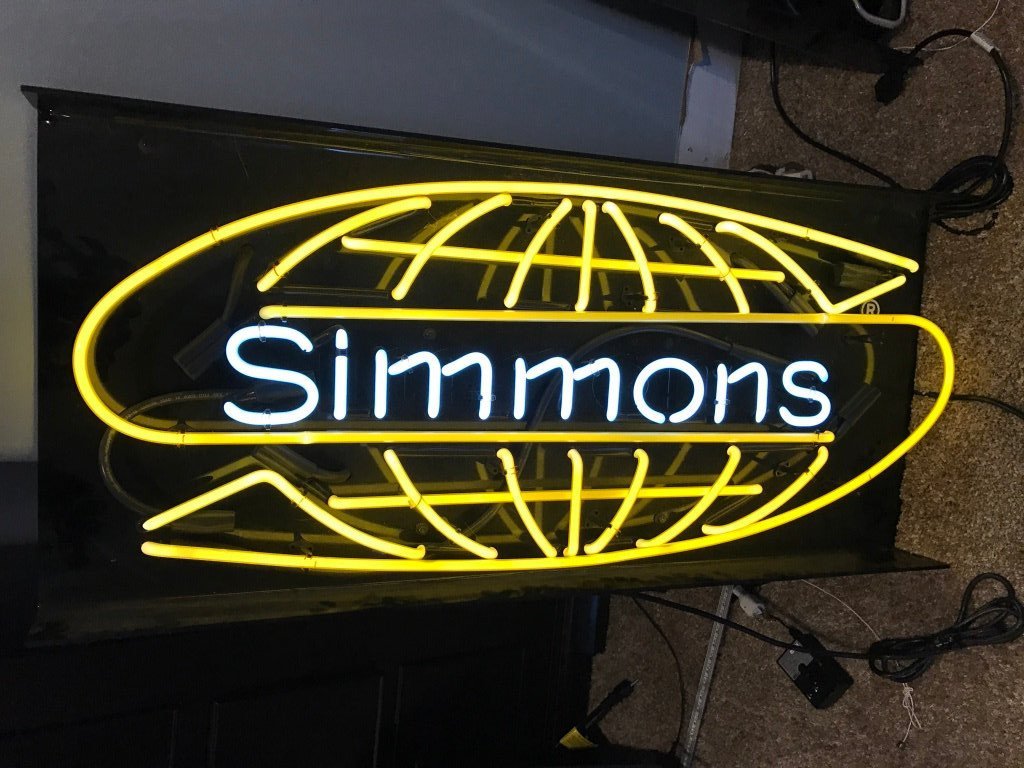 Custom Simmons Beautyrest Neon Sign Real Neon Light Z1347