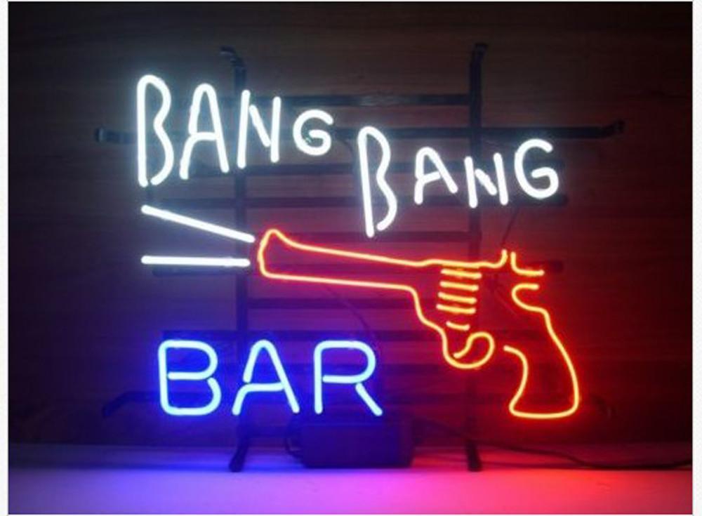 Custom Bang Bang Bar Here Neon Sign