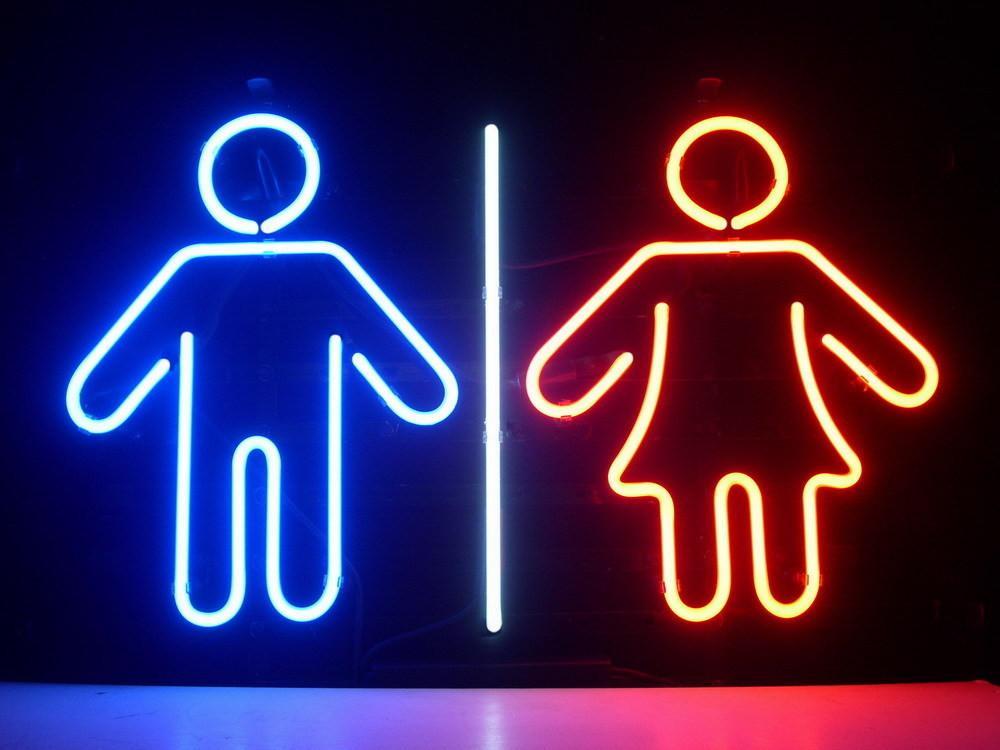 Custom Restroom Neon Sign Real Neon Light Z1380