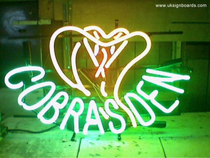 Custom Cobra Sliden Neon Sign Real Neon Light Z1387