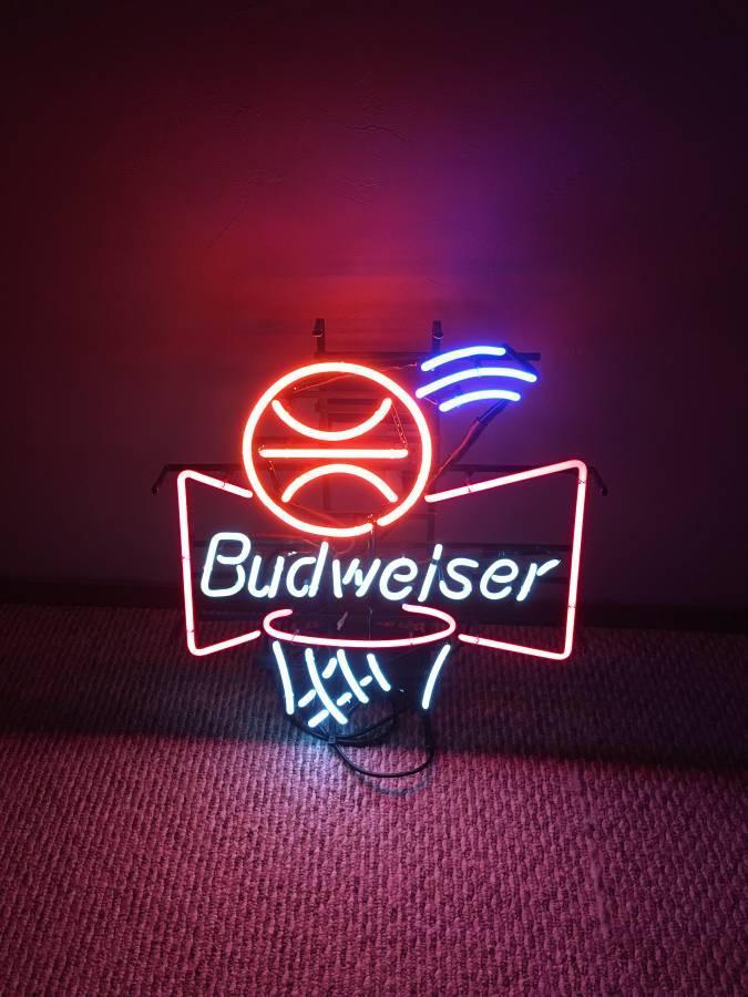 Custom Budweiser Basketball Neon Sign Tube Neon Light