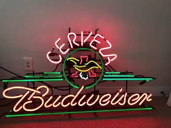 Custom Budweiser Neon Beer Cerveza Neon Sign Tube Neon Light