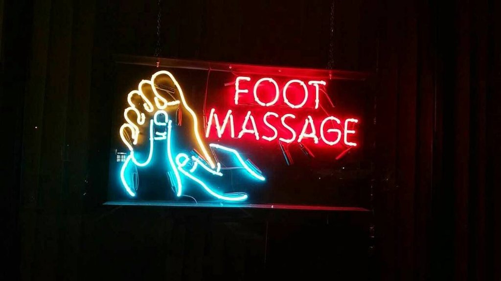 Custom Foot Massage Neon Sign Tube Neon Light