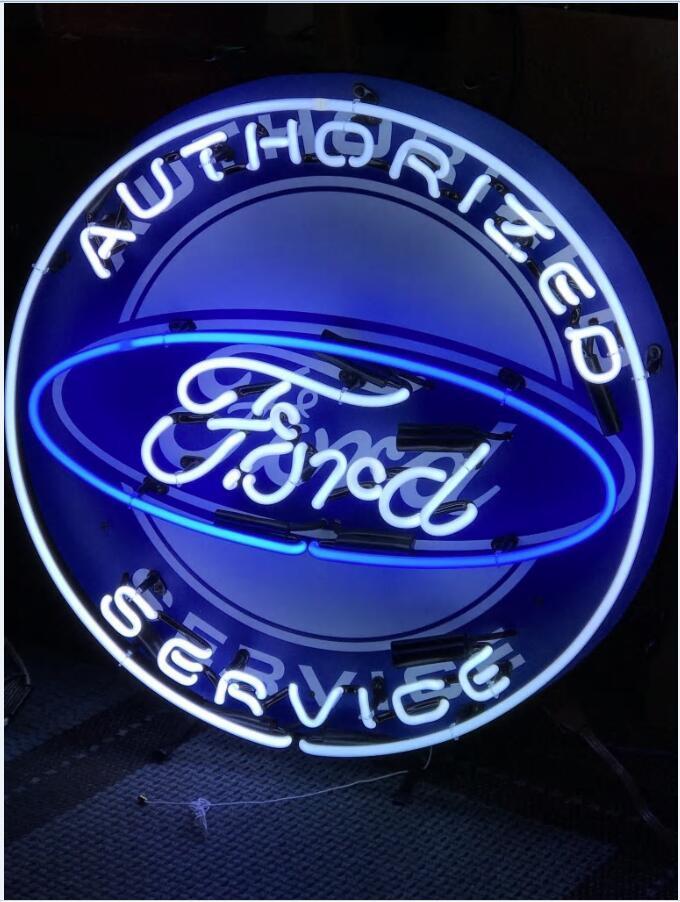Custom Authorized Ford Service Neon Sign Tube Neon Light