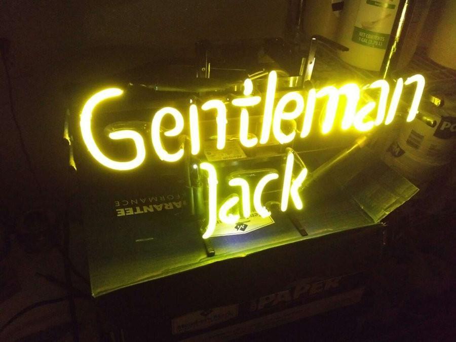 Custom Gentleman Jack Neon Sign Tube Neon Light