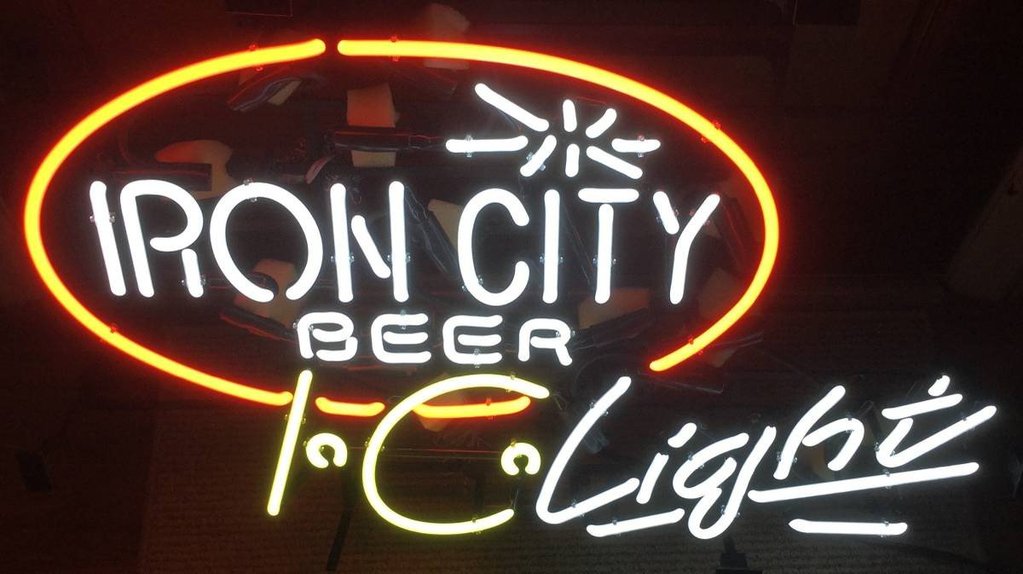 Custom Iron City Light Neon Sign Tube Neon Light