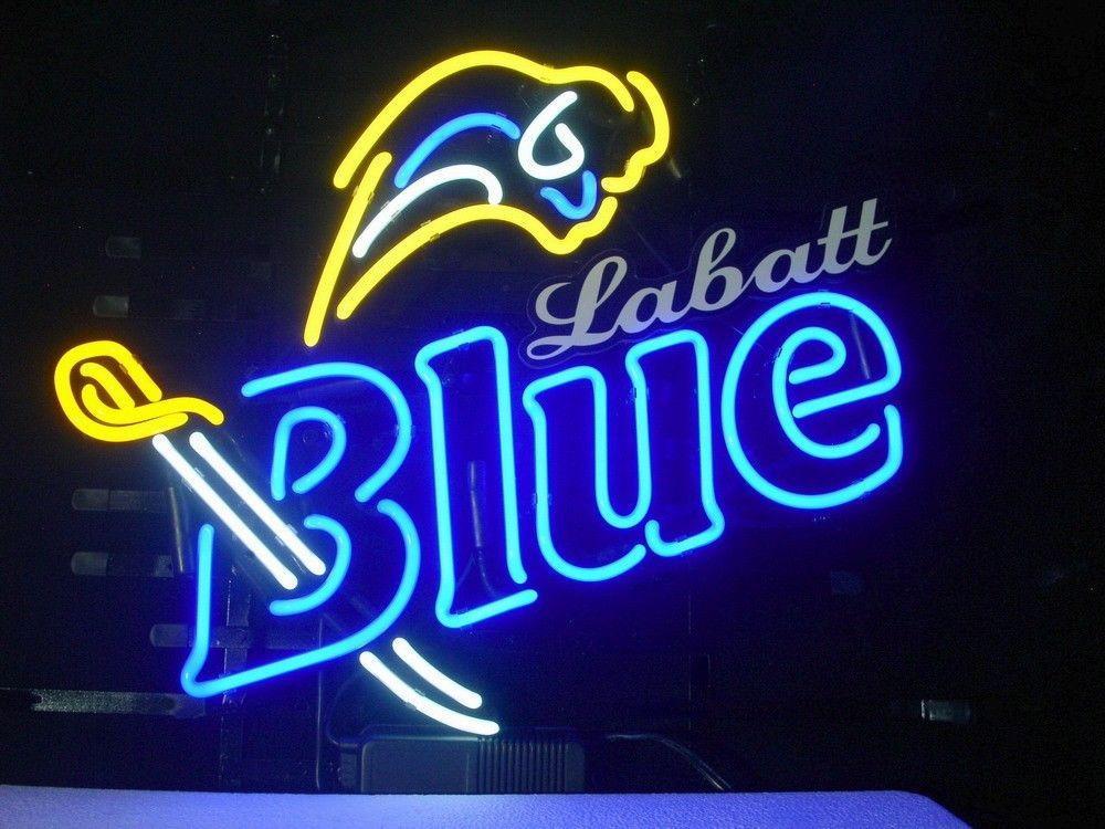 Custom Labatt Blue Neon Sign
