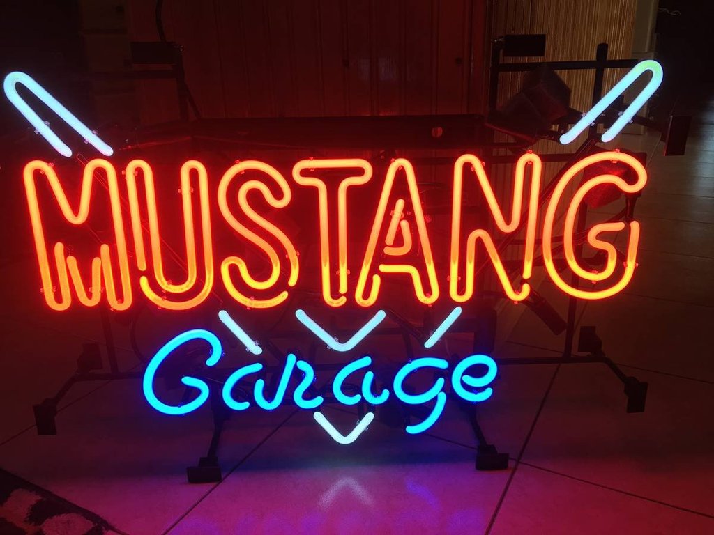Custom Mustang Garage Neon Sign Tube Neon Light