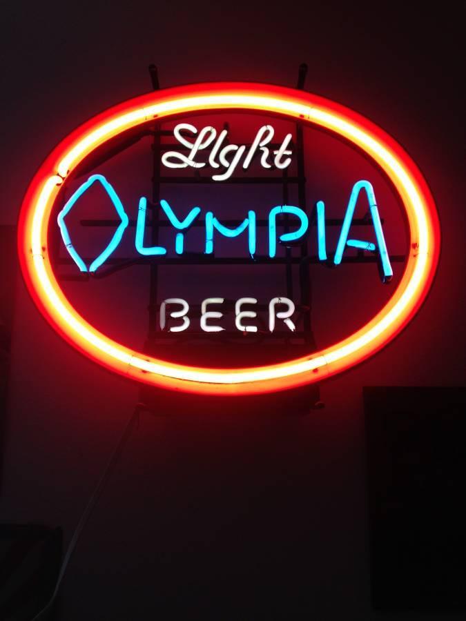 Custom Olympia Light Beer Neon Sign Tube Neon Light