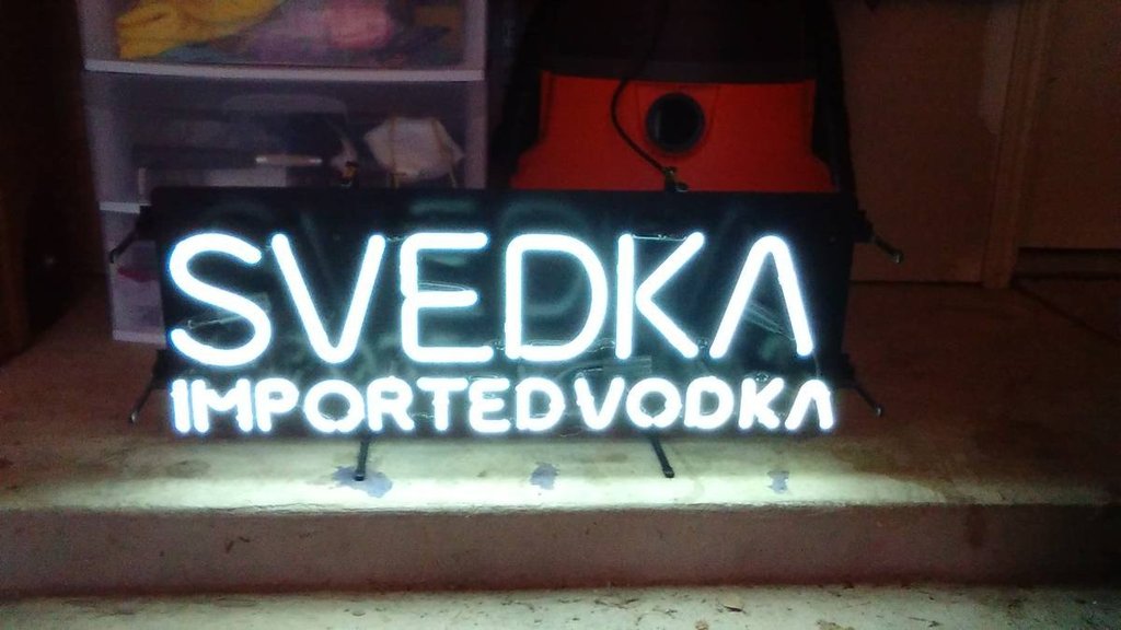 Custom Svedka Vodka Neon Sign Tube Neon Light