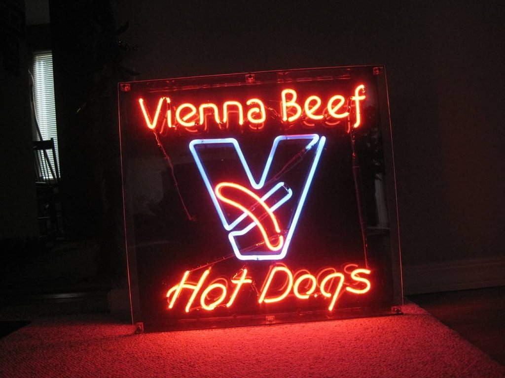 Custom Vienna Beef Neon Sign Tube Neon Light