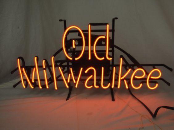 Custom Old Milwaukee Beer Neon Sign Tube Neon Light