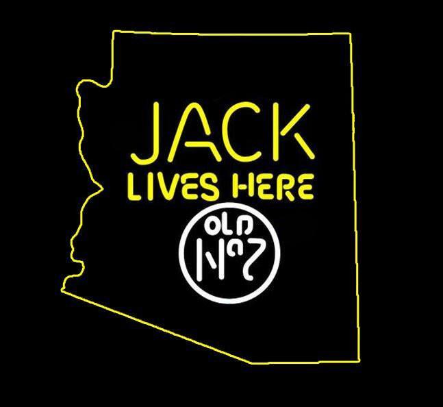Custom Jack Lives Here Arizona Neon Sign Tube Neon Light