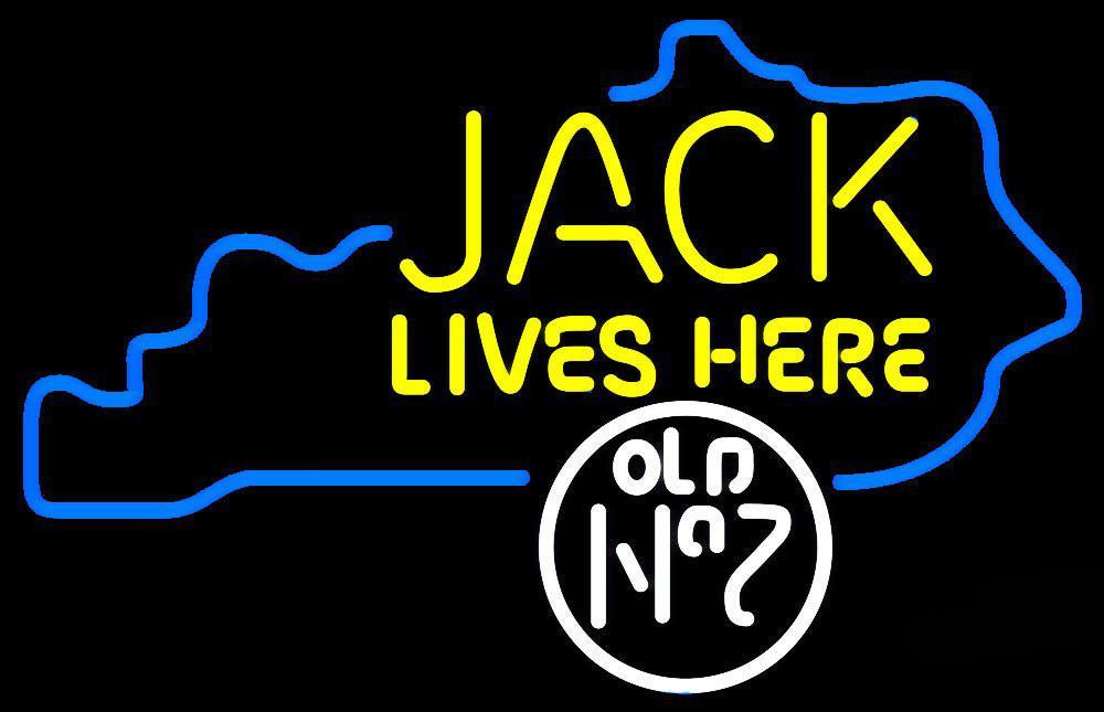 Custom Jack Lives Here Kentucky Neon Sign Tube Neon Light