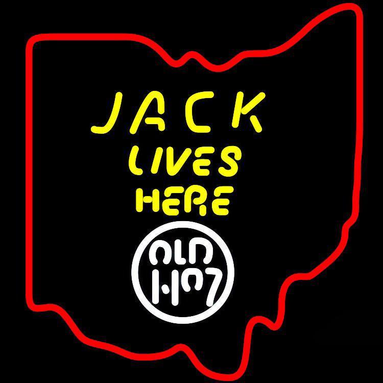 Custom Jack Lives Here Ohio Neon Sign Tube Neon Light