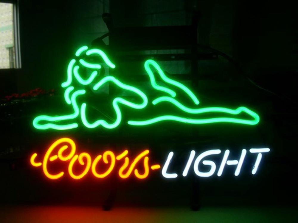 Custom Coors Light Nude Girl Neon Sign