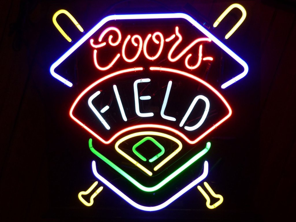 Custom Coors Field Neon Sign