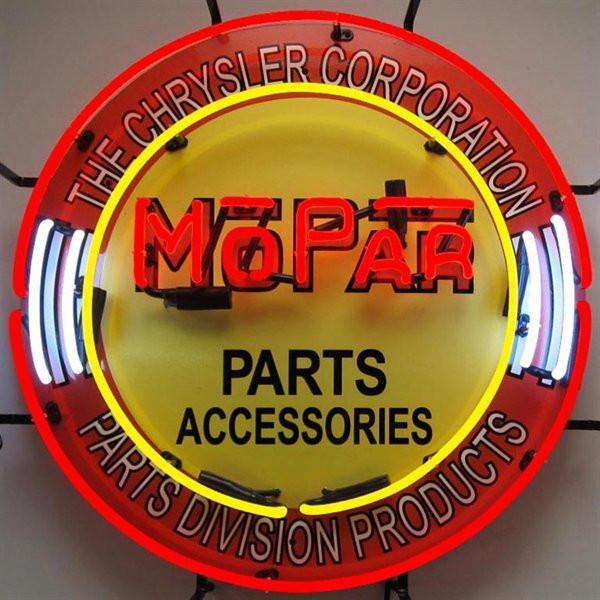 Custom Mopar Parts Accessories Garage Neon Sign Real Neon Light