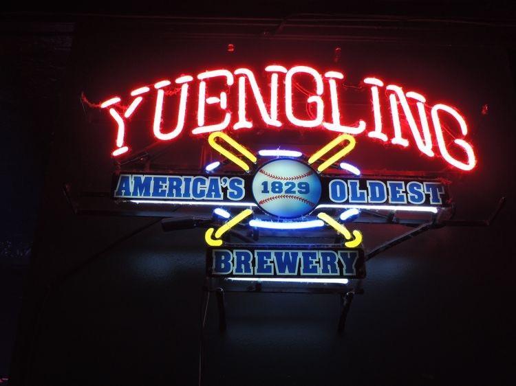 Custom yuengling america's oldest brewery MLB Sports Neon Sign Real Neon Light