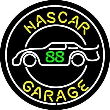 Custom Yellow Nascar Garage Neon Sign Real Neon Light