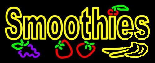 Custom Fruit Juice Smoothies Neon Sign Real Neon Light