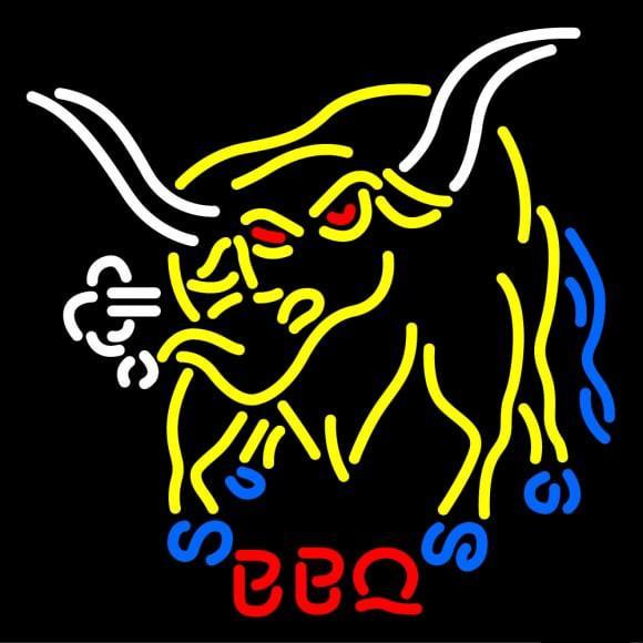 Custom BBQ Barbecue Neon Sign Real Neon Light