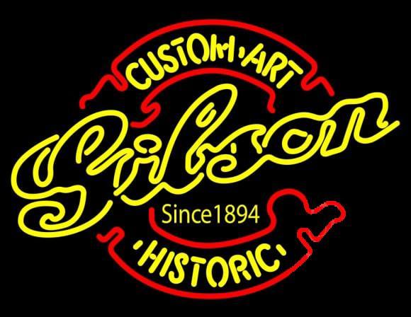 Custom Gibson Guitar Neon Sign Real Neon Light