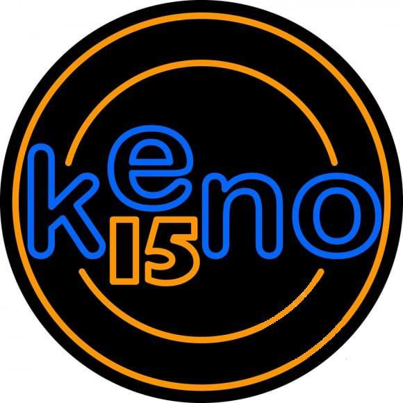 Custom Keno 15 Neon Sign Real Neon Light