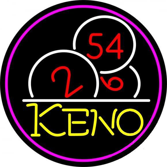Custom Keno Neon Sign Real Neon Light