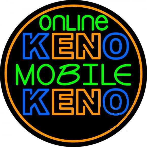 Custom Online Keno Mobile Keno Neon Sign Real Neon Light